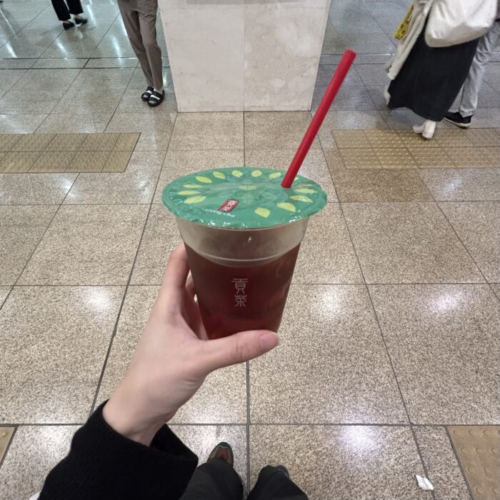 ゴンチャブラックティー　タピオカなし